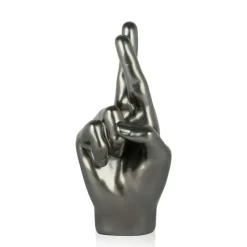 Hope Hand 28cm Anthracite Resin Indoor Sculpture