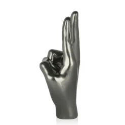 Hope Hand 28cm Anthracite Resin Indoor Sculpture