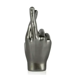 Hope Hand 28cm Anthracite Resin Indoor Sculpture