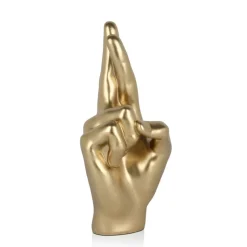 Hope Hand 28cm Gold Resin Indoor Sculpture