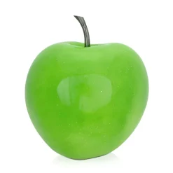Iconic Apple 30cm Green Resin Indoor Sculpture