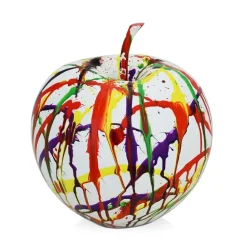 Iconic Apple 30cm Multicolour Resin Indoor Sculpture