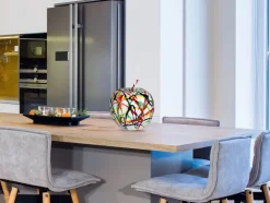 Iconic Apple 30cm Multicolour Resin Indoor Sculpture