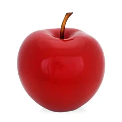 Iconic Apple 30cm Red Resin Indoor Sculpture
