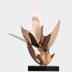Infinite Bloom 71cm Copper Metal Indoor Sculpture