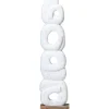 Infinite Quartet 61cm White Wood Indoor Sculpture