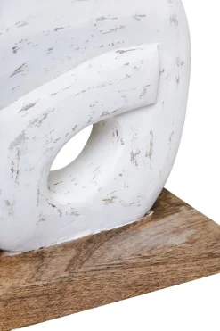 Infinite Quartet 61cm White Wood Indoor Sculpture