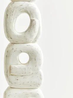 Infinite Quartet 61cm White Wood Indoor Sculpture