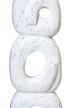 Infinite Quartet 61cm White Wood Indoor Sculpture