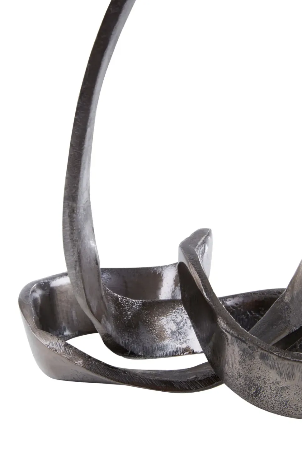 Infinity Knot 22cm Black Metal Indoor Sculpture