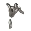 Infinity Man 28cm Anthracite Resin Wall Sculpture