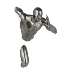 Infinity Man 28cm Anthracite Resin Wall Sculpture