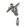 Infinity Woman 28cm Anthracite Resin Wall Sculpture