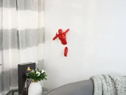 Infinity Woman 28cm Red Resin Wall Sculpture