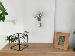 Infinity Woman 28cm Silver Resin Wall Sculpture