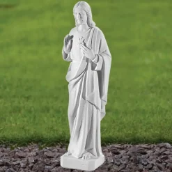 Jesus Christ 40cm Marble Resin Garden Statue