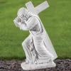 Jesus Christ 38cm Marble Resin Garden Statue
