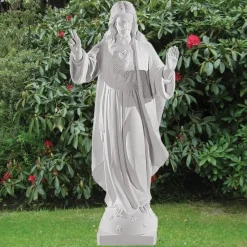 Jesus Christ 83cm Marble Resin Garden Statue