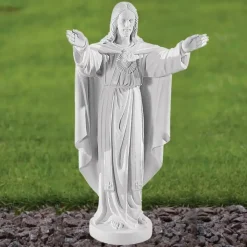 Jesus Christ 79cm Marble Resin Garden Statue