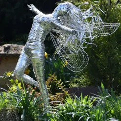 Kaida Fairy 90cm Metal Wire Garden Sculpture