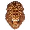 King Gorilla 43cm Bronze Resin Wall Sculpture