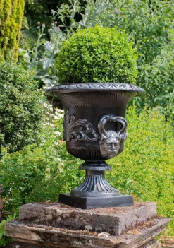 Knightsbridge Urn Bronze Metal Garden Planter