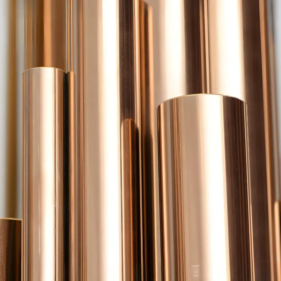 Light Symphony 165cm Copper Metal Garden Sculpture
