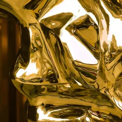Liquid Mirage 155cm Gold Metal Garden Sculpture