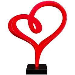 Love Flux 73cm Red Resin Indoor Sculpture