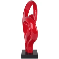 Love Fusion 73cm Red Resin Indoor Sculpture
