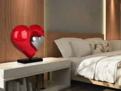 Love Reflection 45cm Red Resin Indoor Sculpture