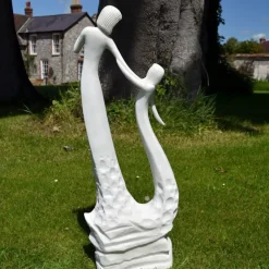Loving Mother Modern Poly Resin Garden Statue