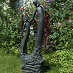 Loving Mother Modern Poly Resin Garden Statue