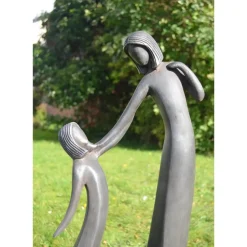 Loving Mother Modern Poly Resin Garden Statue