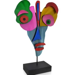 Lucid Visage 59cm Abstract Metal Indoor Sculpture