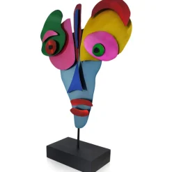Lucid Visage 59cm Abstract Metal Indoor Sculpture
