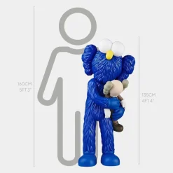 Lucify Bedtime 135cm Blue Resin Indoor Sculpture