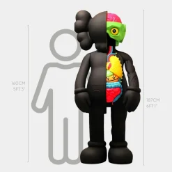Lucify Biofusion 187cm Black Resin Indoor Sculpture