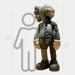 Lucify Biofusion 187cm Grey Resin Indoor Sculpture