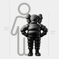 Lucify Bounce 130cm Black Resin Indoor Sculpture