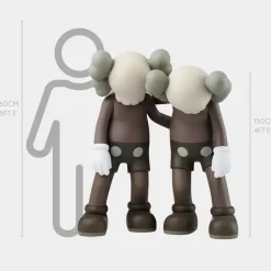 Lucify Companions 150cm Brown Resin Indoor Sculpture