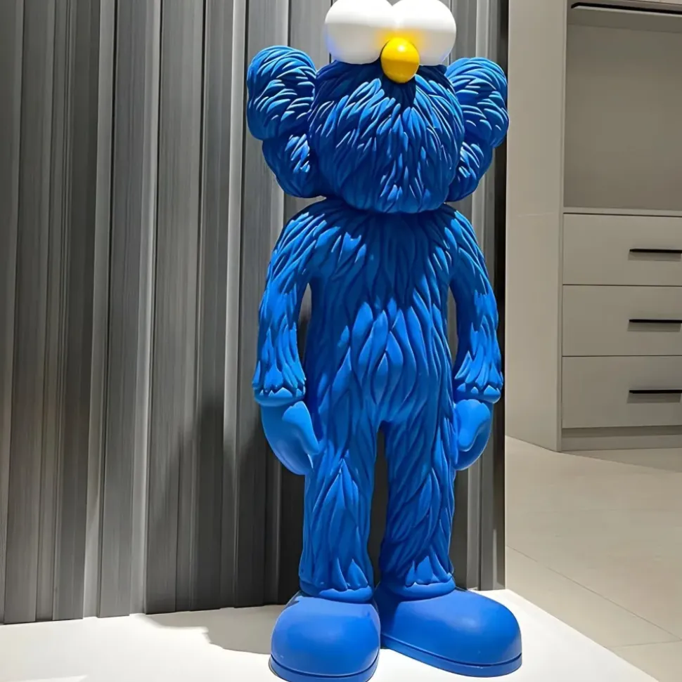 Lucify Fuzz 135cm Blue Resin Indoor Sculpture