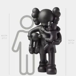 Lucify Go 180cm Black Resin Indoor Sculpture