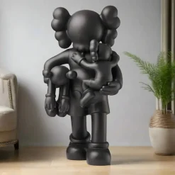 Lucify Go 180cm Black Resin Indoor Sculpture