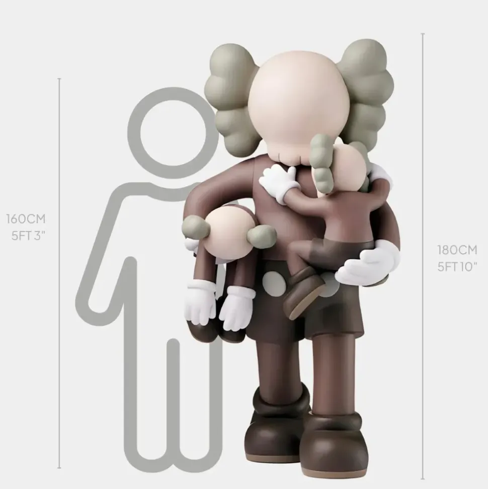Lucify Go 180cm Brown Resin Indoor Sculpture