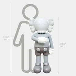 Lucify Motion 130cm Grey Resin Indoor Sculpture v1