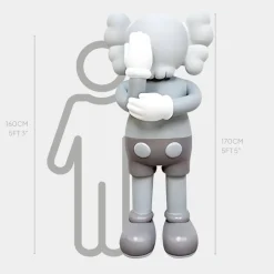 Lucify Motion 170cm Grey Resin Indoor Sculpture v3