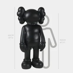 Lucify Seek 170cm Cosmic Black Resin Indoor Sculpture