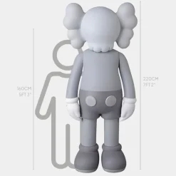 Lucify Seek 220cm Grey Resin Indoor Sculpture
