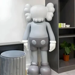 Lucify Seek 70cm Grey Resin Indoor Sculpture